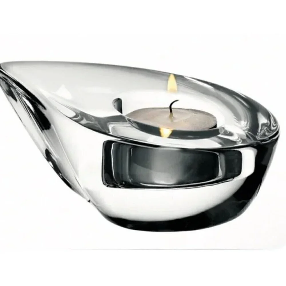 Orrefors Martti Rytkonen Votive Candle Holder